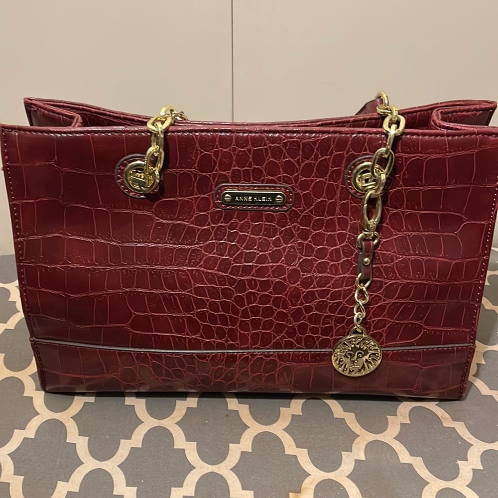 Anne Klein Croc Bag